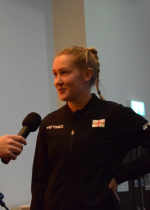 Annie Lado at SportsAid Eastern Event